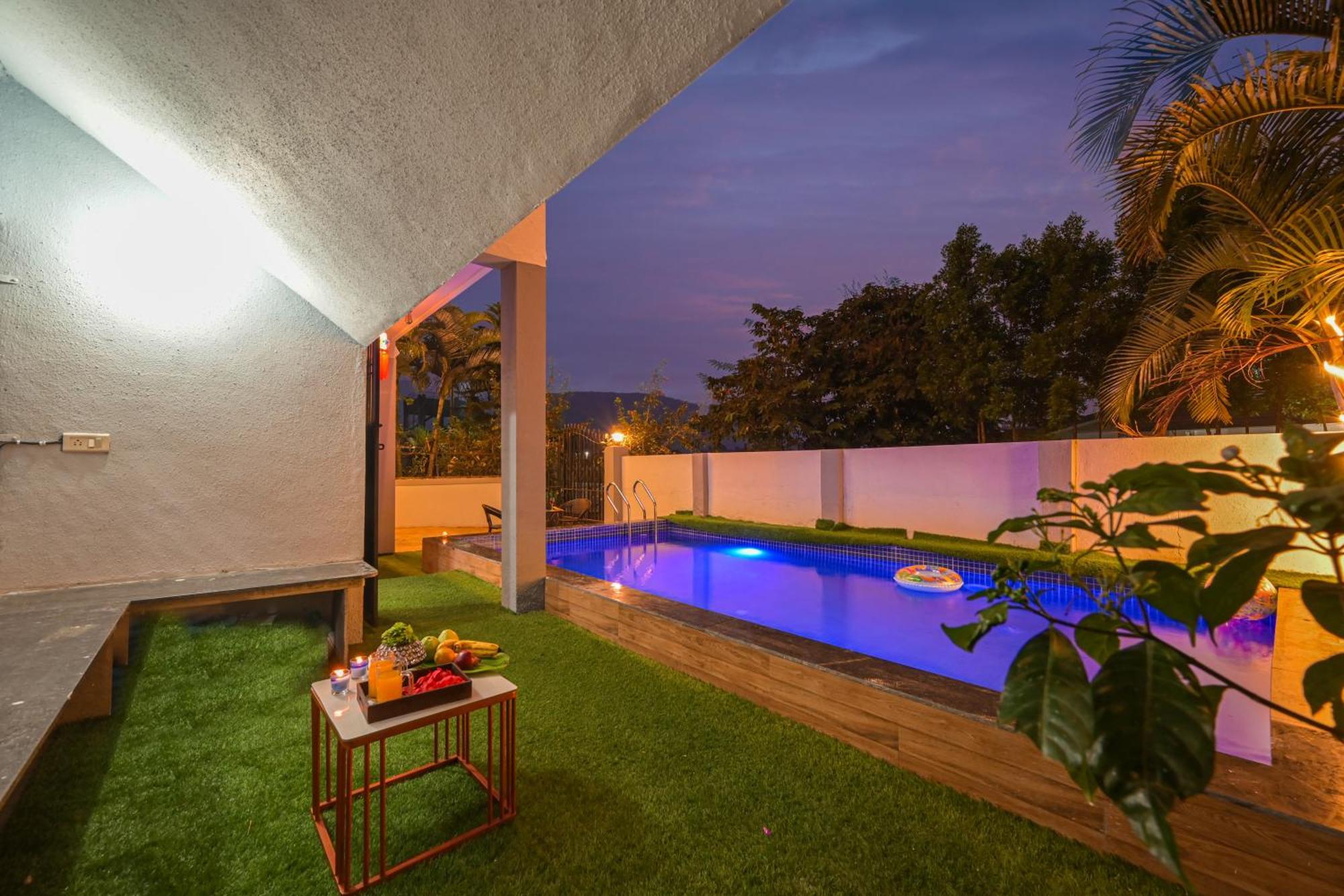 Ll Empyrean Stay II Luxury Ll Celestial Unicorn Villa Ll 3Bhk Ll Ac Ll Private Big Pool Ll Lonavala Dış mekan fotoğraf